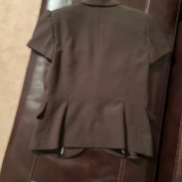 Worthington Dark Brown Polka Dot Blazer - Picture 2 of 7